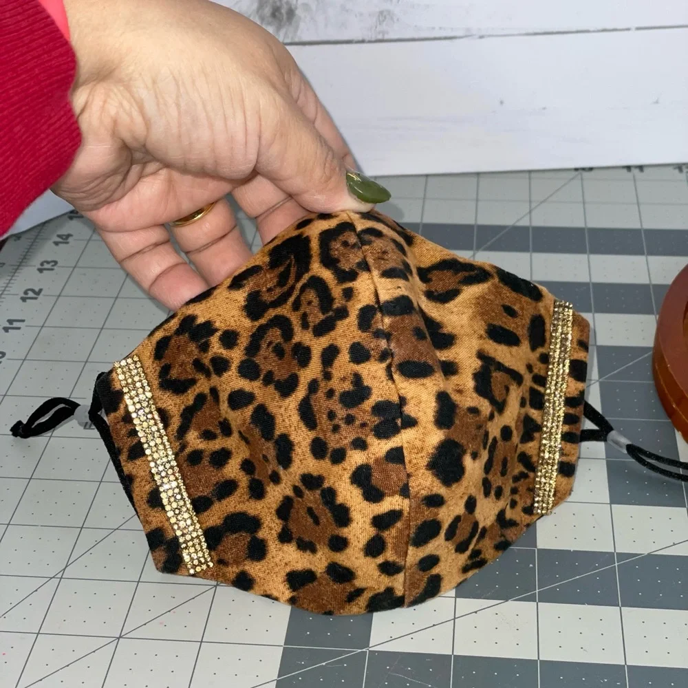 Cheetah Animal print face mask leopard